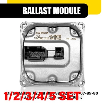 Светодиодная фара балласт модуль управления для Mercedes-Benz 14-18 A2228700789 1-5SET - Изображение 1 из 4