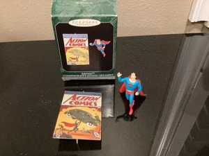 1998 Superman Action Comics Gedenkausgabe Hallmark Andenken Ornament - Bild 1 von 2