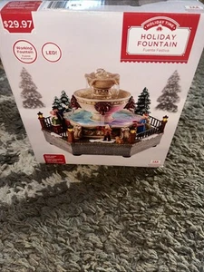 Holiday Time Holiday Fountain Christmas Village Color Changing LED Lights - Picture 1 of 15