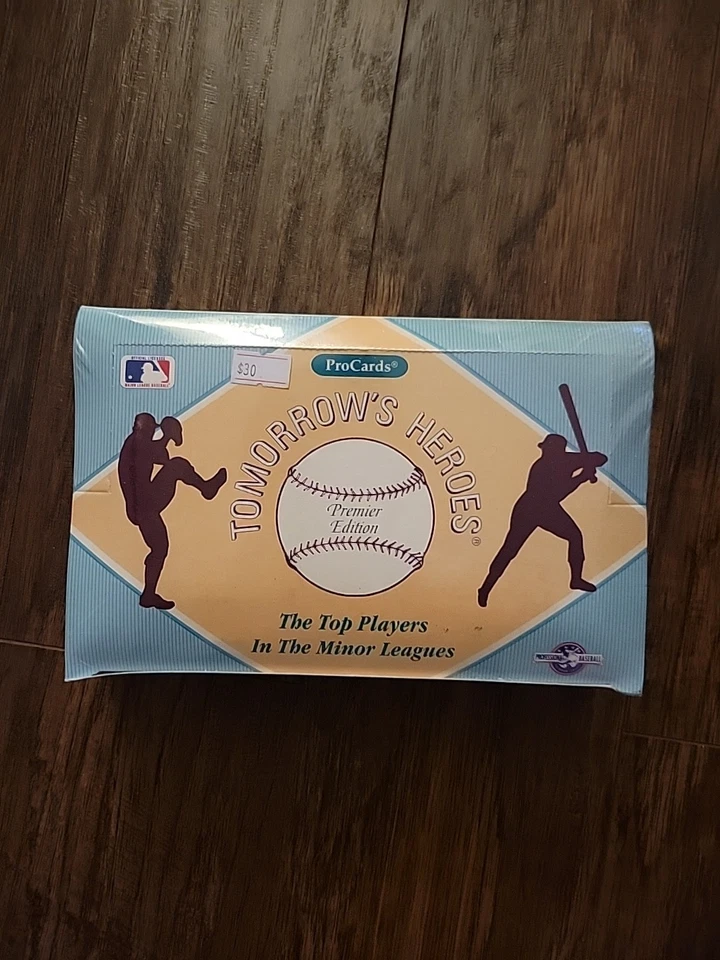 1991 ProCards Tomorrows Heroes factory sealed Minor League baseball box New SC - Image 1 of 2