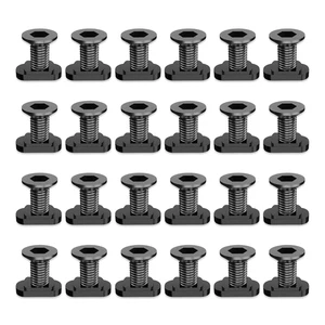 24 PCS Mlok Screws and Nuts Replacement Sets, M-Lok Rail Mount Screws & T-Nuts A - Picture 1 of 12