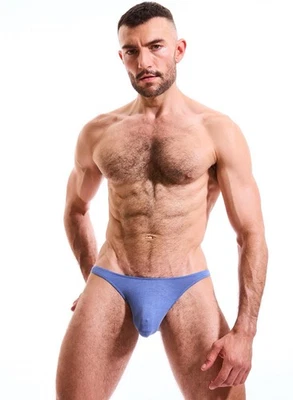 Bikini Micro Suave Hombre N2N MS39 - Medio Azul Claro Nuevo Con Etiquetas Foto 1 de 4
