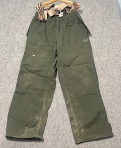 Sorel Overalls Men’s XL Stained 100% Nylon Embroidered Outdoor Work Wear Green - Picture 1 of 21