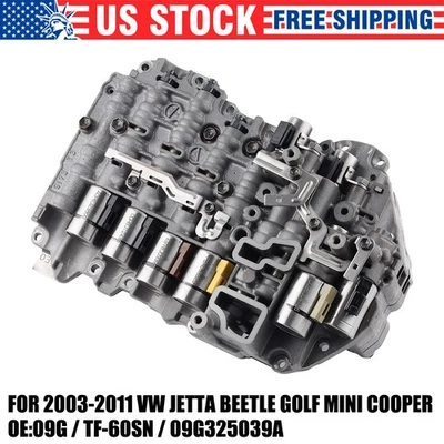 Transmission Valve Body W/ Solenoid 09G For Audi TT VW Beetle Jetta Mini Cooper Foto 1 de 4