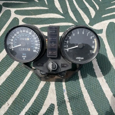 1977-79Kawasaki KZ1000 LTD спидометр Speedo тахометр и переключатель зажигания ключ - Изображение 1 из 4