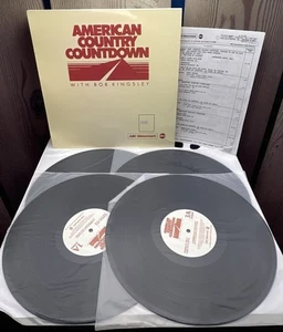 American Country Countdown with Bob Kingsley August 20 1988 4 LP Vinyl Set - Picture 1 of 7