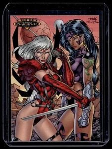1997 Wildstorm Premium Signature Trading Card Jime Lee - Zealot & Voodoo Auto - Bild 1 von 2