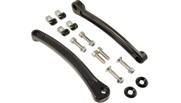 Rieles de guardabarros para máquina Joker negros #30-700-1 Indian Scout/Scout Sixty/Scout Bobber Foto 1 de 1