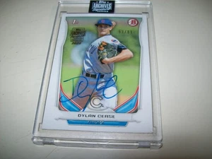 2020 TOPPS ARCHIVES 2014 RC BOWMAN DYLAN CEASE AUTO SIGNED #D53/81 CHICAGO CUBS - Bild 1 von 3