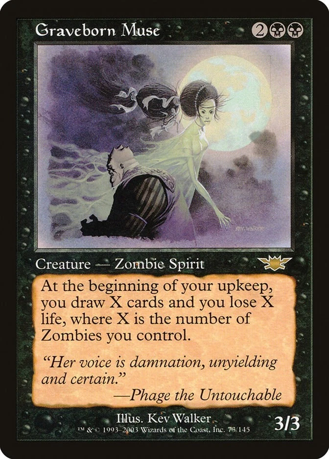 Graveborn Muse Legions FOIL Magic The Gathering MTG Card - Image 1 of 1