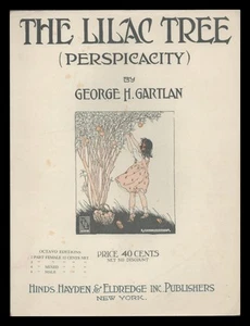 LILAC TREE (Perspicacity) George H Gartlan 1920 Vintage Sheet Music - Picture 1 of 1