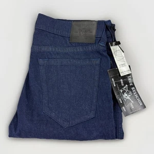True Religion NWT Mens Jeans Devin Loose Straight Dark Wash 36 x 30 Denim Y2K - Picture 1 of 22