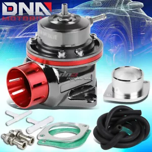 UNIVERSAL ALUMINUM RED TYPE-S RS RZ 2-BOLT FLANGE TURBO BLOW-OFF VALVE 30 PSI - Picture 1 of 5