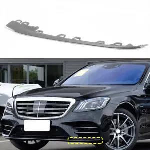 Moldeo cromado parachoques delantero izquierdo para Mercedes W222 S450/560 2018-2020 - Imagen 1 de 7