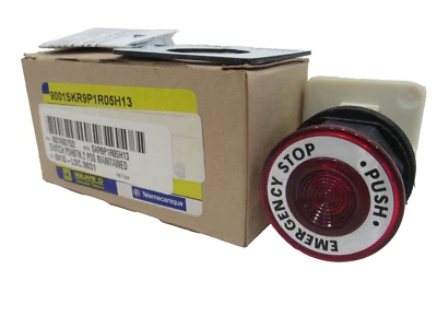 NEW SQUARE D 9001SKR9P1R05H13 PUSH BUTTON SWITCH 110-120V 9001KM1 - Image 1 of 4