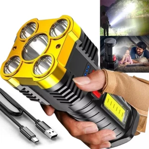 Lámpara Recargable Linterna Multiuso Super Brillantes de Alta Potencia 5 Candil - Imagen 1 de 11