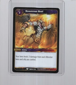 2012 WORLD OF WARCRAFT TOMB OF THE FORGOTTEN MONSTROUS HEAL #68 - Picture 1 of 1