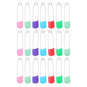 50 Pcs Safety Pin Newborn Child Diaper Clips Baby Pins for Diapers - Picture 1 of 12