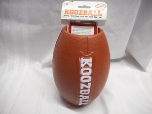 Rare Genuine Official Koozball Football Can Cooler Koozie Brown NFL NCAA College - Picture 1 of 4