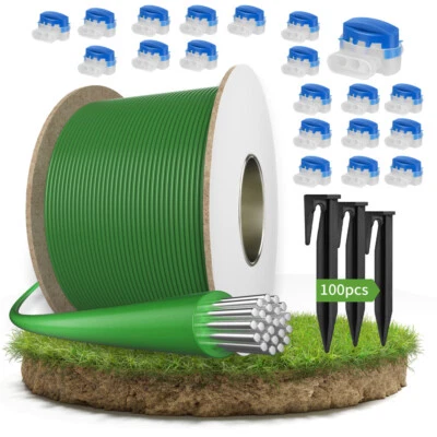 Begrenzungskabel Kabelverbinder Kabel für Mähroboter Rasenroboter Draht Erdnägel - Bild 1 von 4