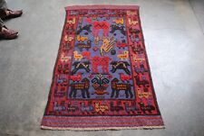 152cmx90cm afghan hand made  antique war rugs, Pictorial rugs, 9/11 drone rugs,