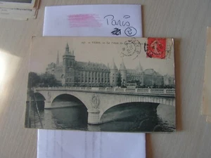  carte postale  vers 1900  paris  palais de justice  - Picture 1 of 2