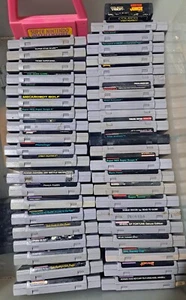 Super Nintendo SNES Authentic Video Games Collection *Pick and Choose Favorites* - Picture 1 of 64