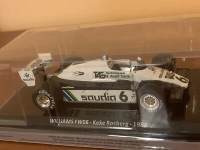 LE GRANDI F1 1:24 Williams FW08 Keke Rosberg 1982 NUOVO - Immagine 1 di 2