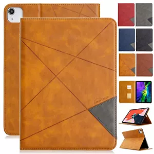 Leather Case Smart Cover For iPad Pro 12.9 11 10.9 10.2 9.7 5th 7th 8th Gen Mini - Picture 1 of 49