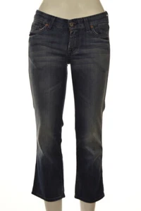 7 For All Mankind A Pocket Damen Jeans Größe 25 Blau Distressed Cropped Hose - Bild 1 von 5