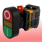 AC 380V 10A ON OFF START STOP Momentary Push Button Switch with 220V Neon Light