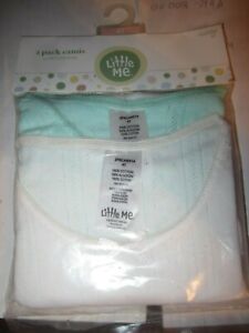 Little Me Baby Girls 2-Pack CAMIS  4T TODDLER 100% COTTON NIP