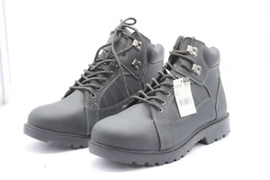 TEXAS STEER Work Boots Mens Black KMAX2 Oil Slip Resistant Soft Toe NEW Size 9.5 - Picture 1 of 6