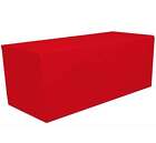 6' ft. Fitted Polyester Tablecloth Table Cover Wedding Banquet Party Red