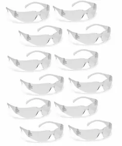 New: Pyramex Intruder S4110S CLEAR Safety Glasses Work Eyewear - 12 Pair/ 1Dozen - Picture 1 of 4