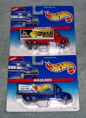 DE COLECCIÓN-1996--MATTEL--1/87--"HOT WHEELS TEAM RACING & McDONALD'S HAULERS"-MIC8Ps Foto 1 de 2