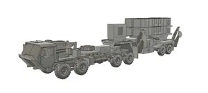 SISTEMA DE MISILES PATRIOT A ESCALA 1-87A IMPRESO EN 3D EJÉRCITO DE ESTADOS UNIDOS MIM 104 EN POSICIÓN DE VIAJE - Imagen 1 de 2