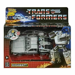Back To The Future DeLorean Gigawatt Transformers 14 cm Action Figur Hasbro - Bild 1 von 11