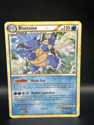 BLASTOISE   ( 13 /95 ) Pokémon Card Unleashed Regular NON-HOLO 2010 Pokemon - Image 1 of 4