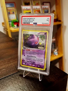 Gengar 5/92 Stamped Reverse Holo Pokemon EX Legend Maker PSA 7 Pop 83! - Picture 1 of 3