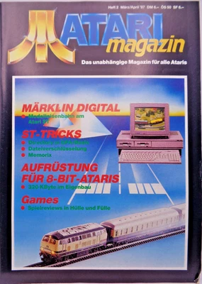 ATARI MAGAZIN - AUSGABE: 2/87 (RÄTZ-EBERLE - MAGAZIN) #2DE - Bild 1 von 4