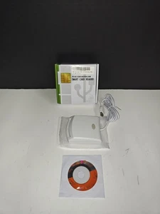 Jeerui EMV SIM eID White Smart Card Reader PC/SC CCID ISO7816 USB Portable Size - Picture 1 of 11