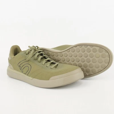 Zapatos Five Ten Sleuth Deluxe de lona para hombre EE. UU. 10 UE 44 plataforma plana verde  Foto 1 de 4