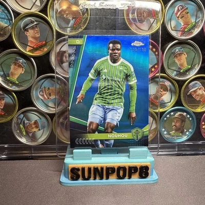 2024 Topps Chrome MLS #33 Nouhou Blue Refractor #/150 - Image 1 of 2