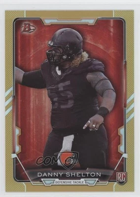 2015 Bowman Rookies Gold Rainbow Foil /399 Danny Shelton #12 RC - Image 1 of 2