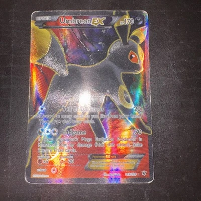 2016 Umbreon EX Full Art Eng Holo Card 119/124 Fates Collide Ultra Rare - Image 1 of 4