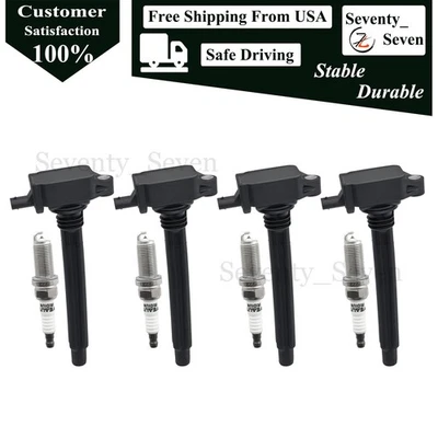 Kit de bobina de encendido 4 piezas para Cherokee Cherokee Jeep L4 2,4 L Foto 1 de 4