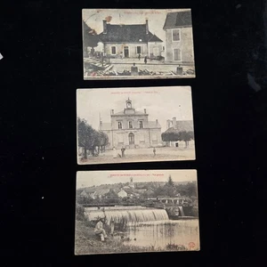 WWI 1919s Lot RPPC Grancey Sur Ource Frankreich Echt Foto Postkarten - Bild 1 von 5