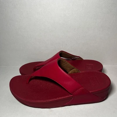 Женские красные сандалии Fitflop Lulu стринги FitFlop размер 10 - Изображение 1 из 4