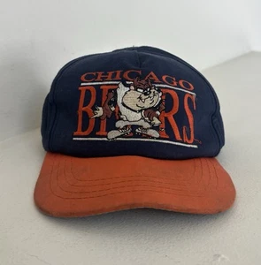 Gorra gorra vintage 1994 Chicago Bears NFL X Taz Looney Tunes Snapback - Imagen 1 de 8